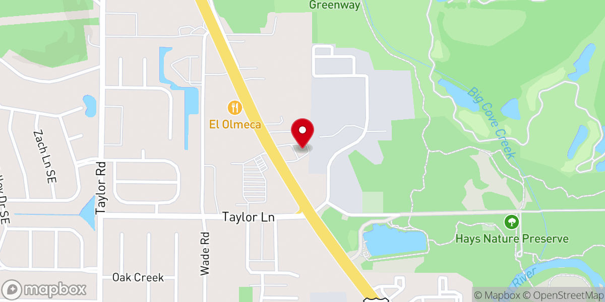 Map showing location of Ebenezer Missionary Baptist Church
