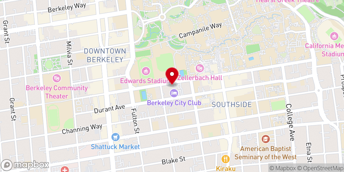 Map showing location of Canterbury House