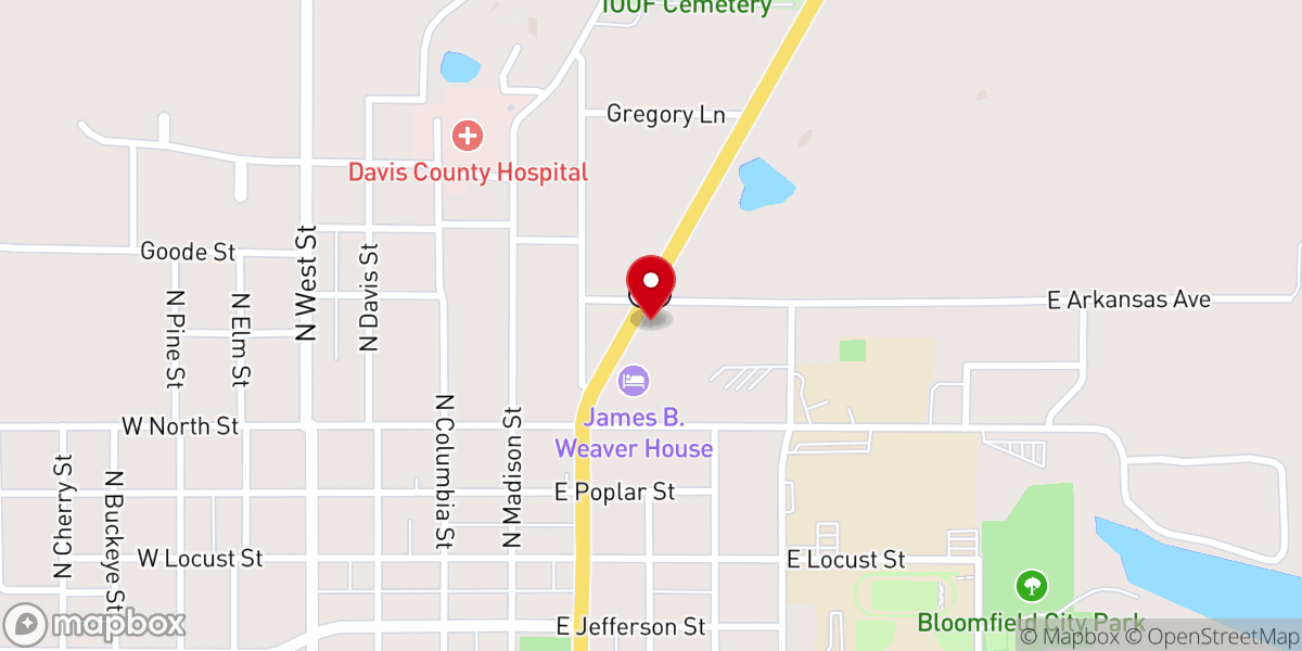 Map showing location of St Mary Magdalen Catholic