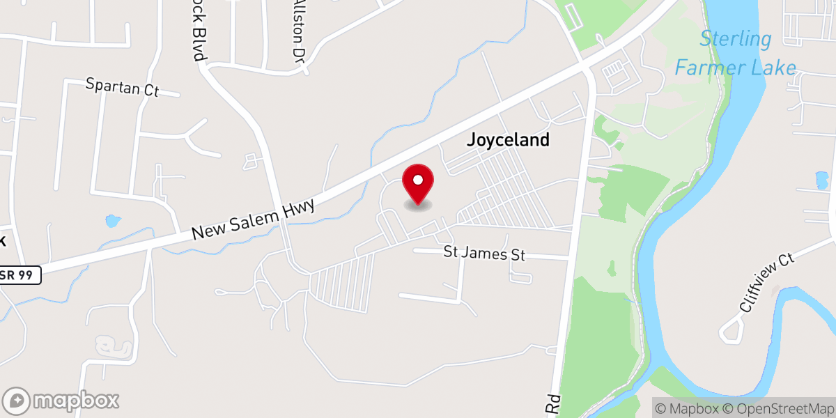Map showing location of World Outreach Church