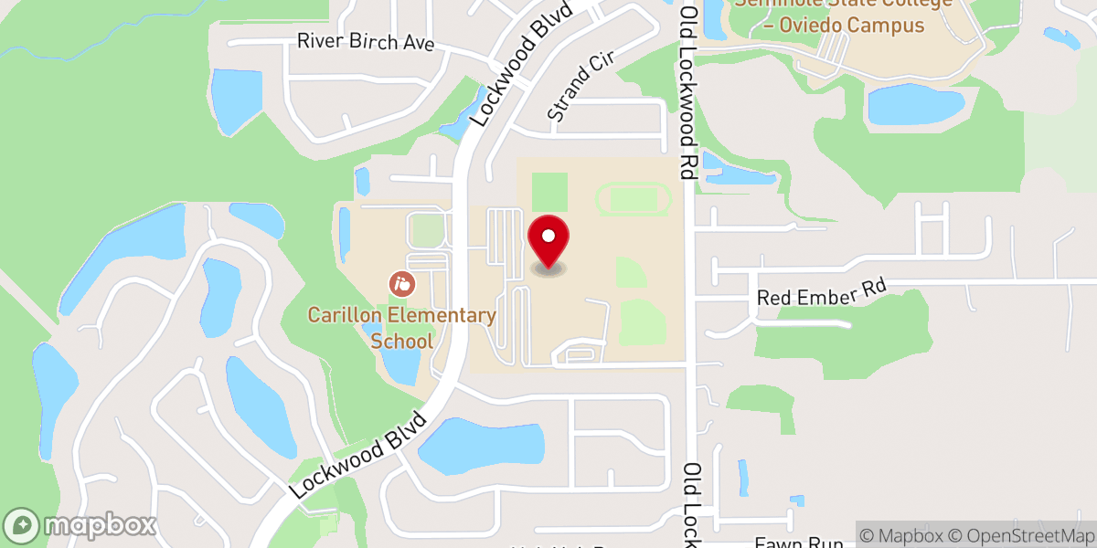 Map showing location of Action Church - Oviedo