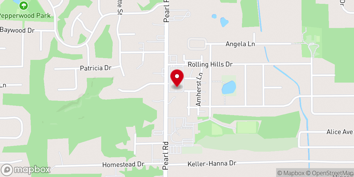 Map showing location of Brunswick Food Pantry