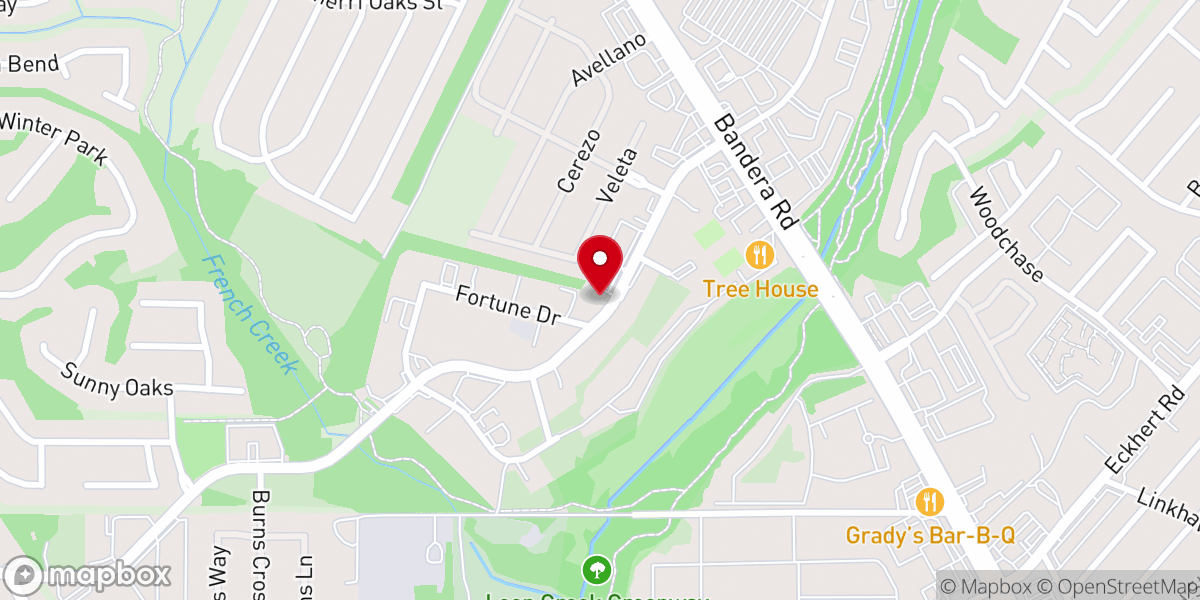 Map showing location of CrossingPoint Church