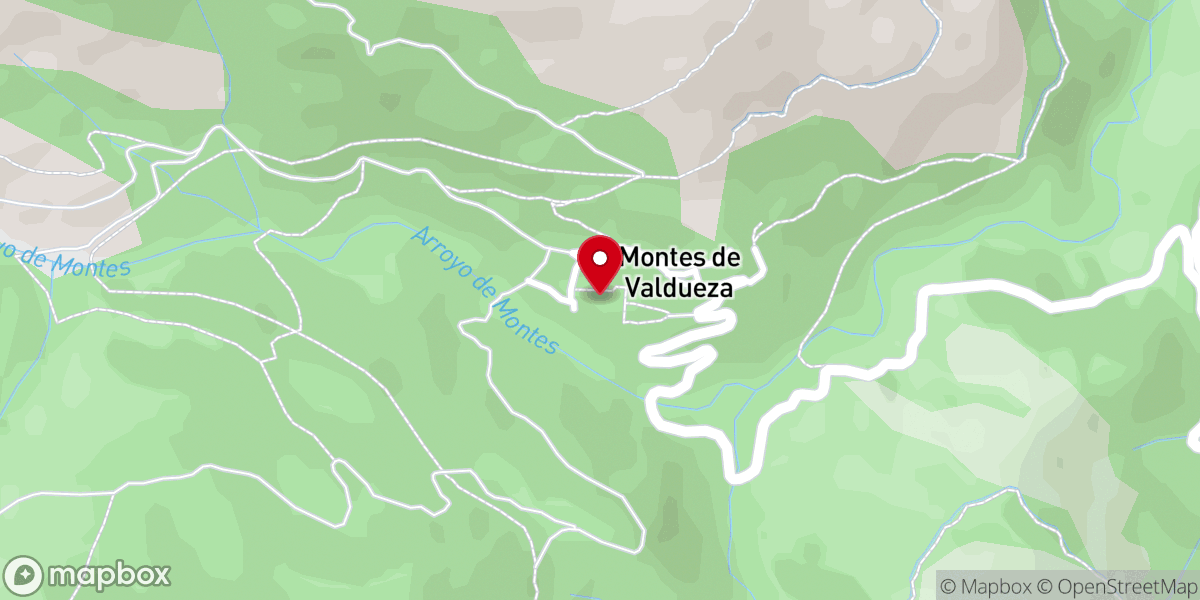 Map showing location of Monasterio y Albergue de San Pedro de Montes