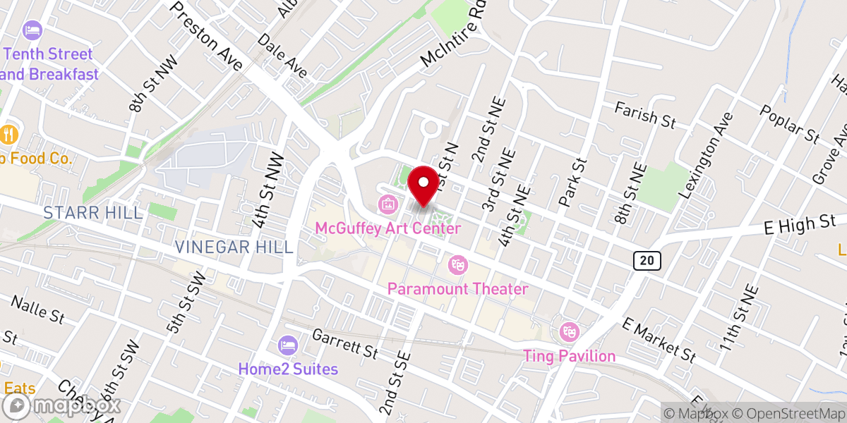 Map showing location of Mockingbird Ministries Inc