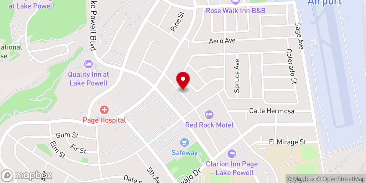 Map showing location of Catholic Charities