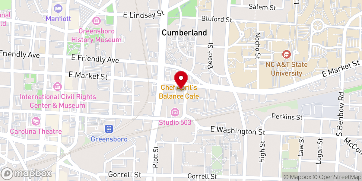 Map showing location of United Institutional Baptist Church