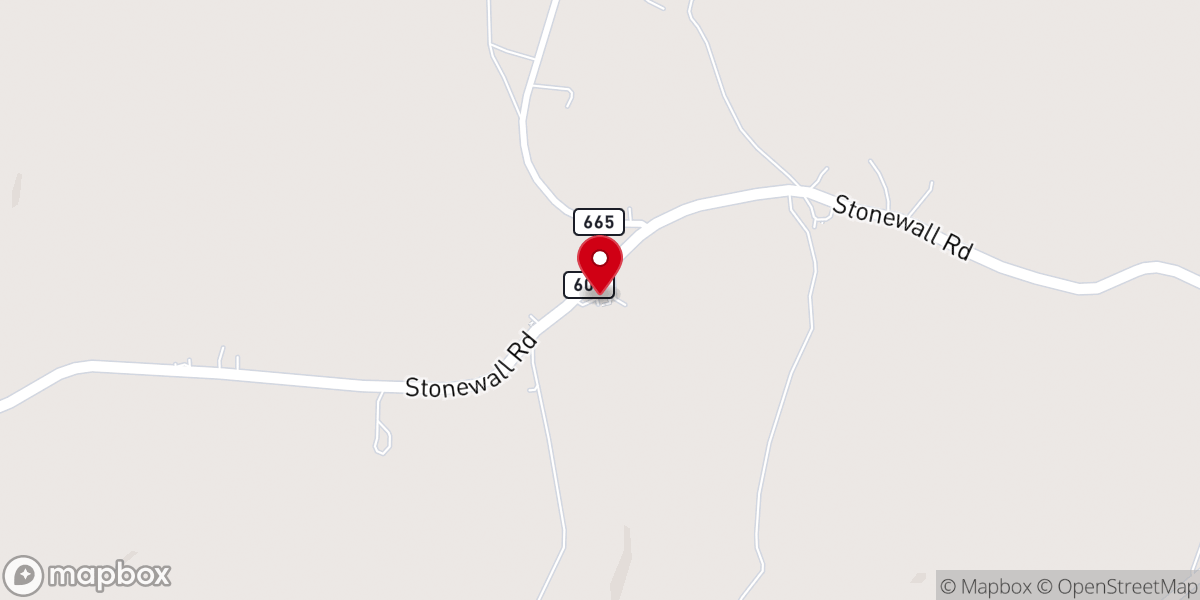Map showing location of Jordan Church