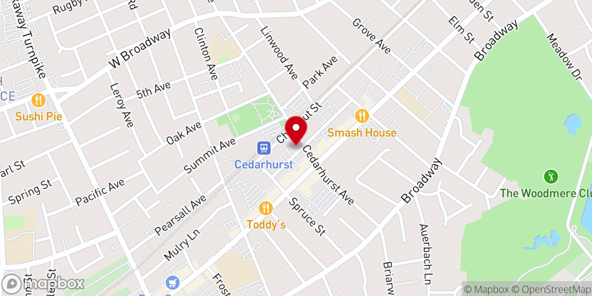 Map showing location of Hachaim Vehashalom Non-Stop Minyanim