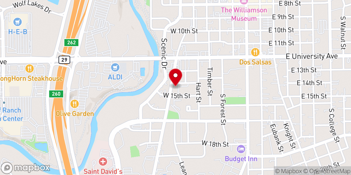 Map showing location of Friendly Will Missionary Baptist