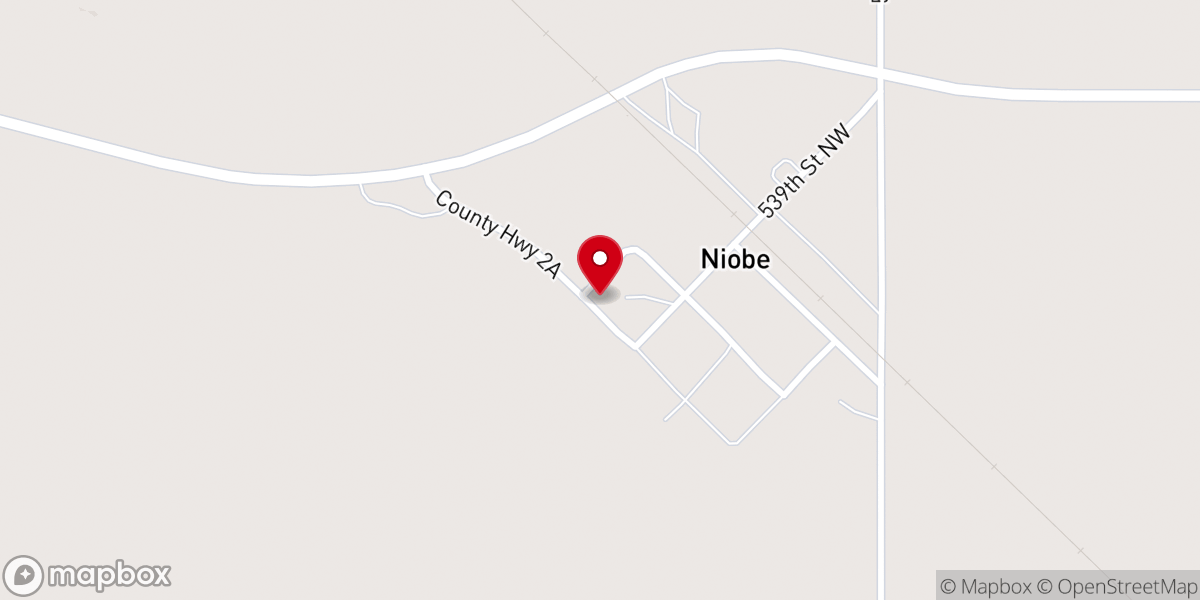 Map showing location of Elmdale Lutheran Church