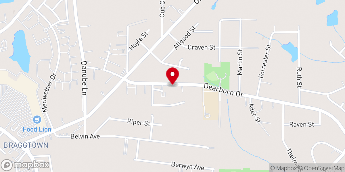 Map showing location of Disciples Church of Christ