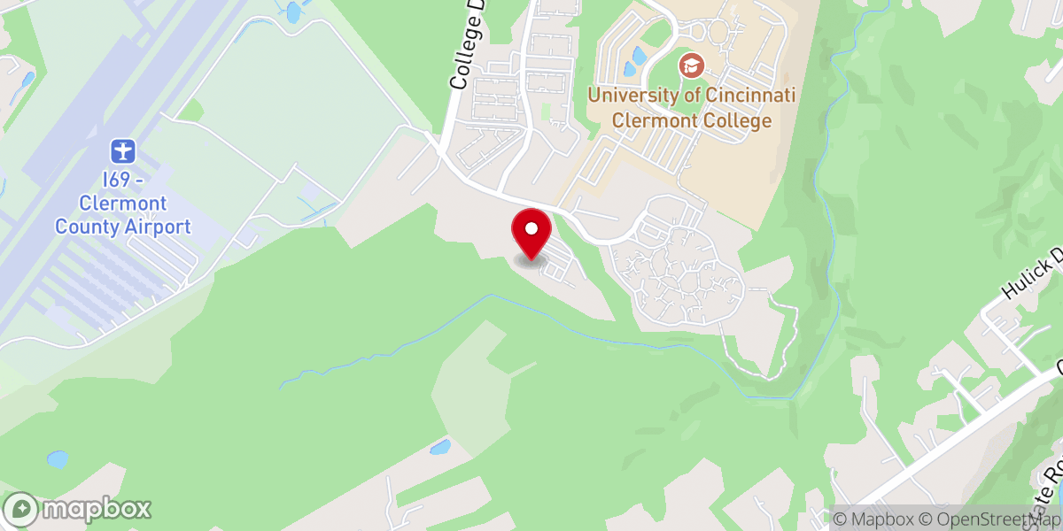 Map showing location of The Crossing Church