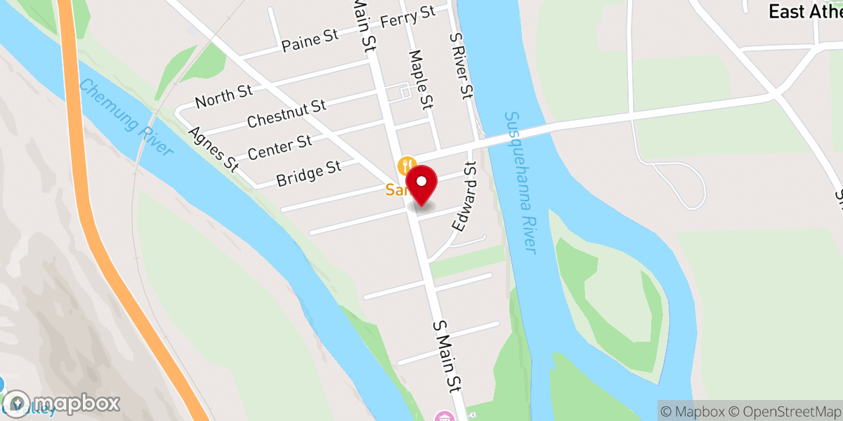 Map showing location of God's Promise Bookstore