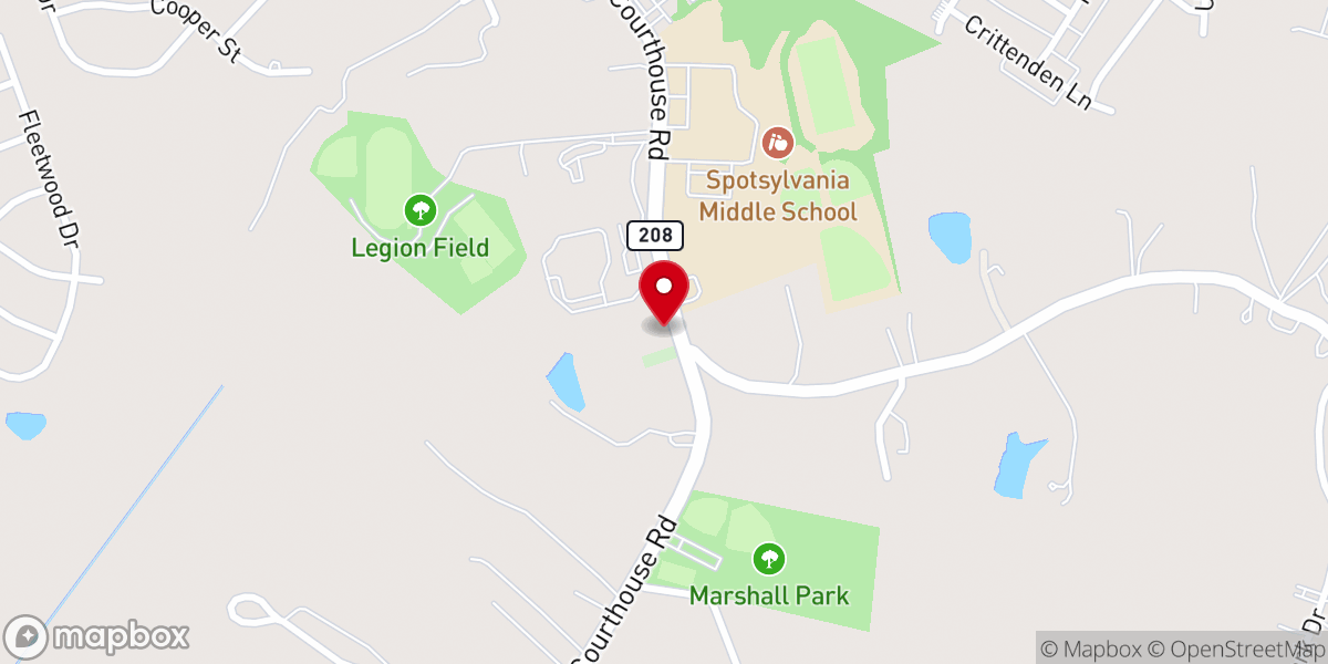 Map showing location of Zion Methodist Church