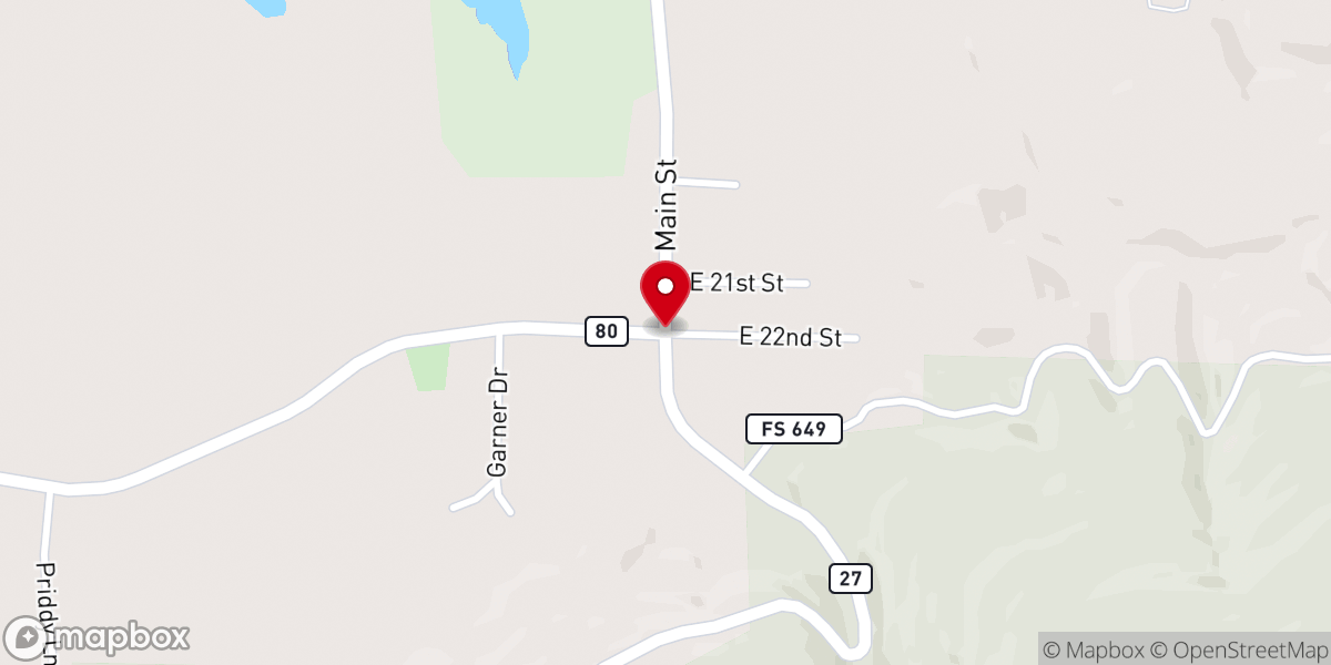 Map showing location of Victory Tabernacle PCG