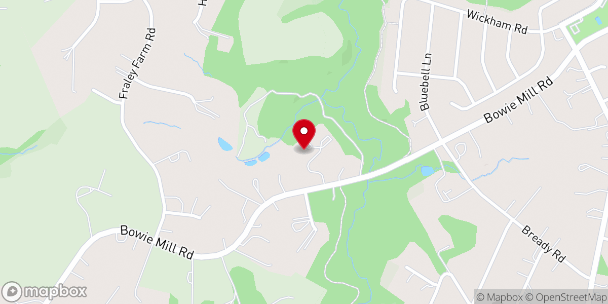 Map showing location of NEW HOPE Presbyterian Church