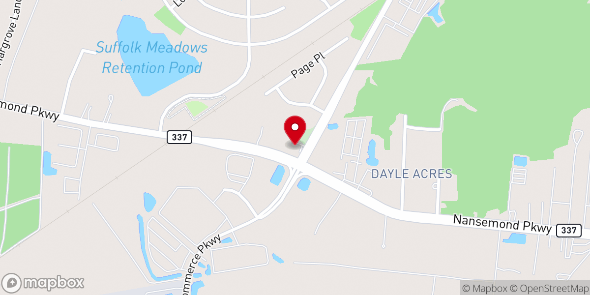 Map showing location of Zion Community Church - Northern Suffolk