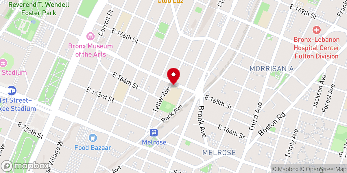 Map showing location of Mt. Lebanon Baptist Church