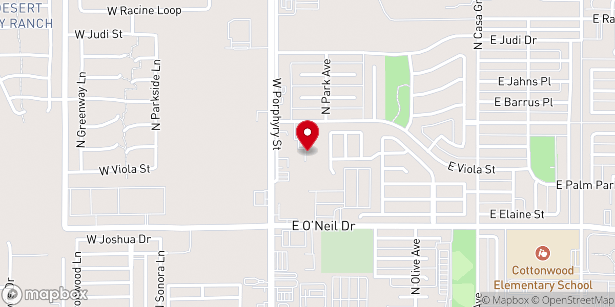 Map showing location of Roy Edwards Ministries