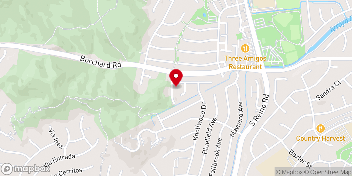Map showing location of Conejo Koinonia Church Association