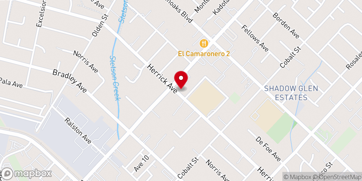 Map showing location of Centro Familiar Cristiano