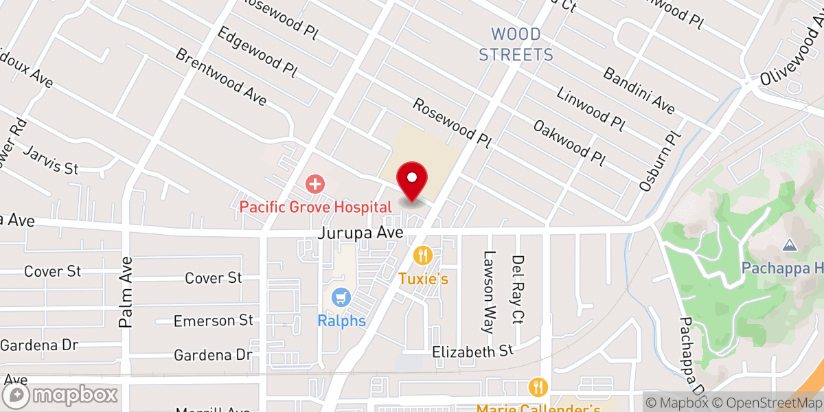 Map showing location of Inland Lighthouse Church (ILC) of Riverside