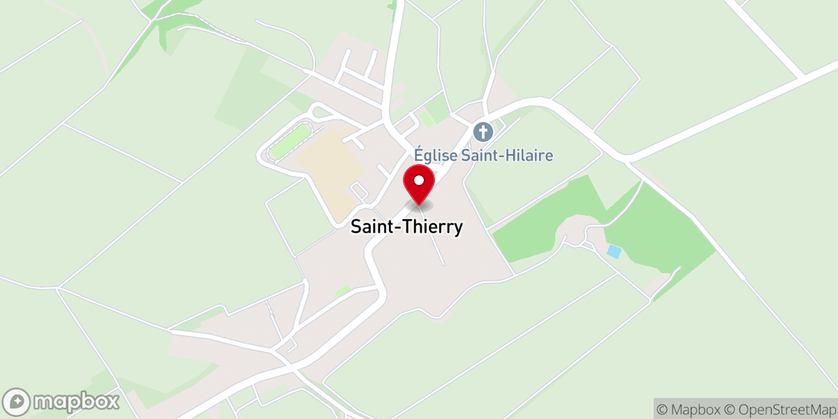 Map showing location of Monastère de Saint-Thierry (Abbaye du Mont d'Hor)
