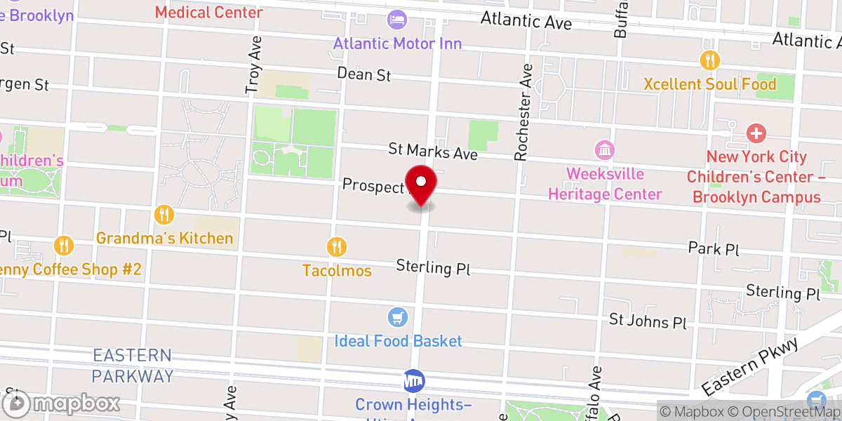 Map showing location of Plain Truth Temple Of Praise