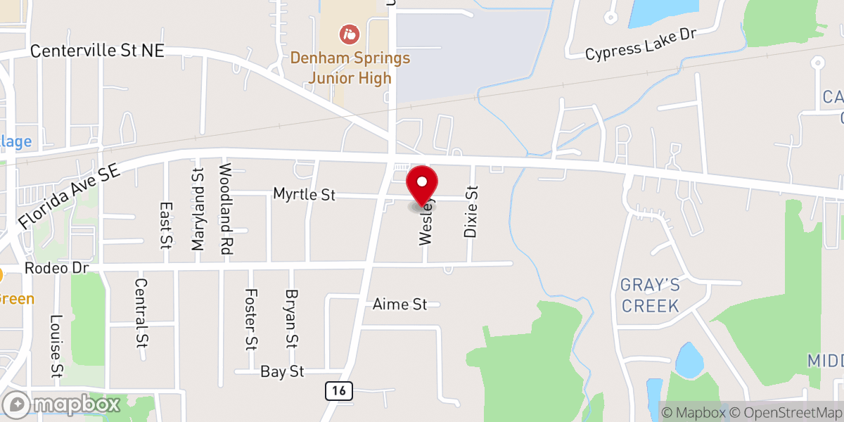 Map showing location of New Testament Church of Christ