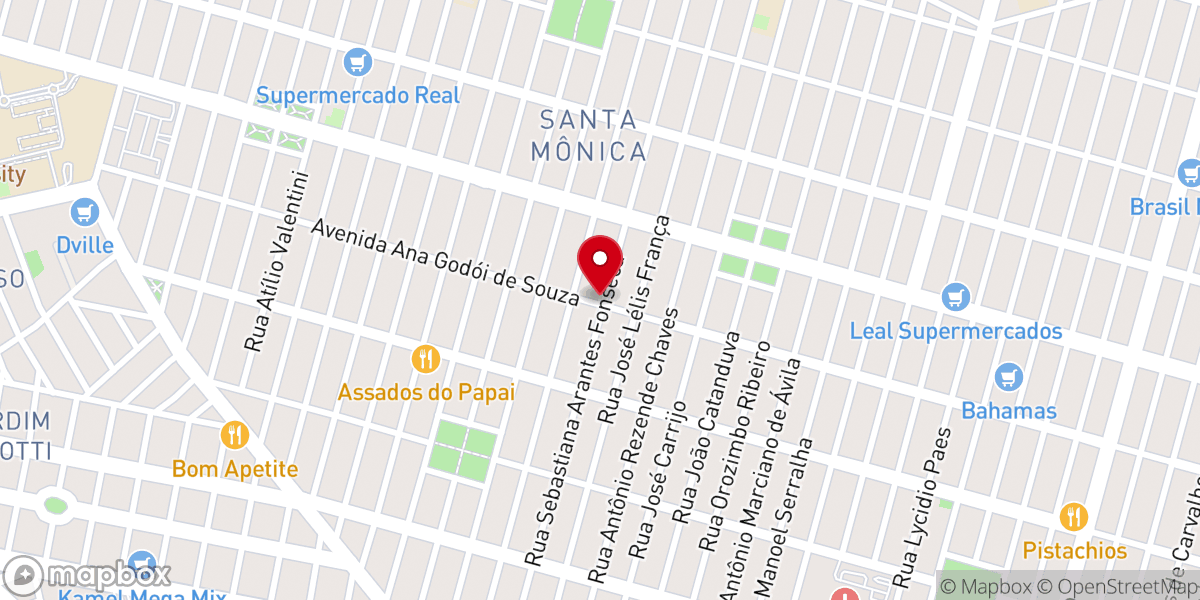 Map showing location of Church City