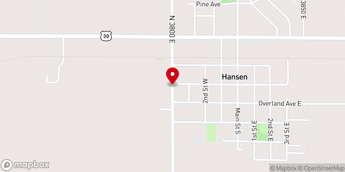 Map showing location of Pinedell Recreation Camp