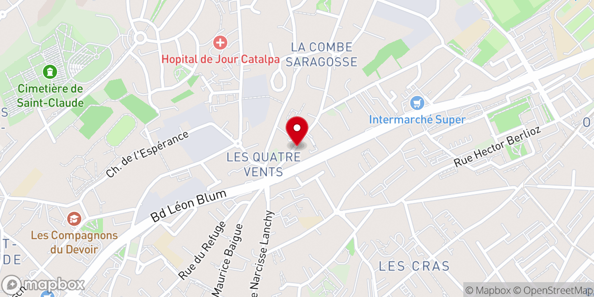 Map showing location of Mosquée Fatih (Fatih Camii)