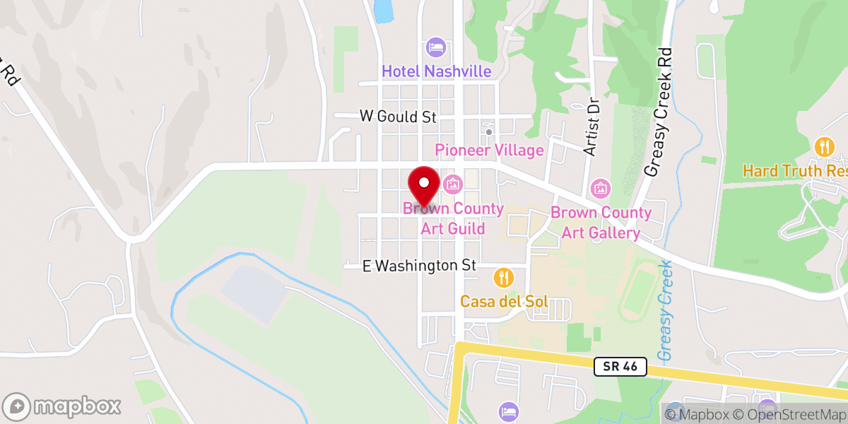 Map showing location of Queen Hat Co