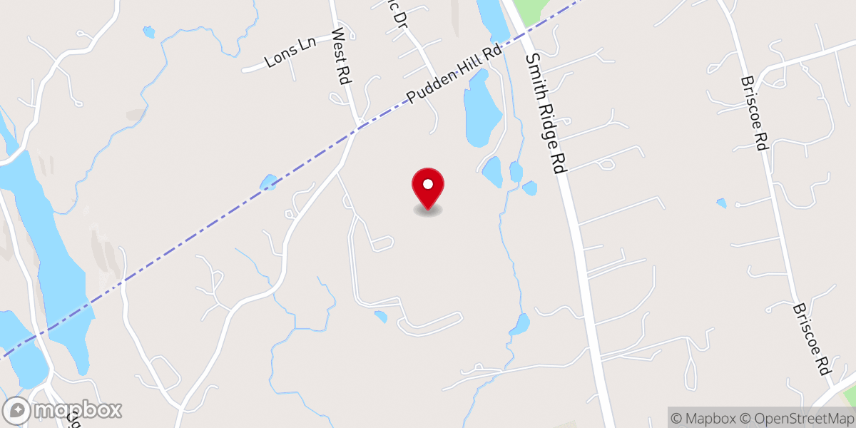 Map showing location of Grace Farms