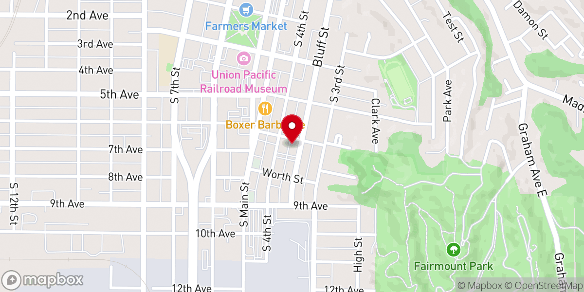 Map showing location of Our Savior's Lutheran Church Food & Pet Pantry - Food Distribution Center
