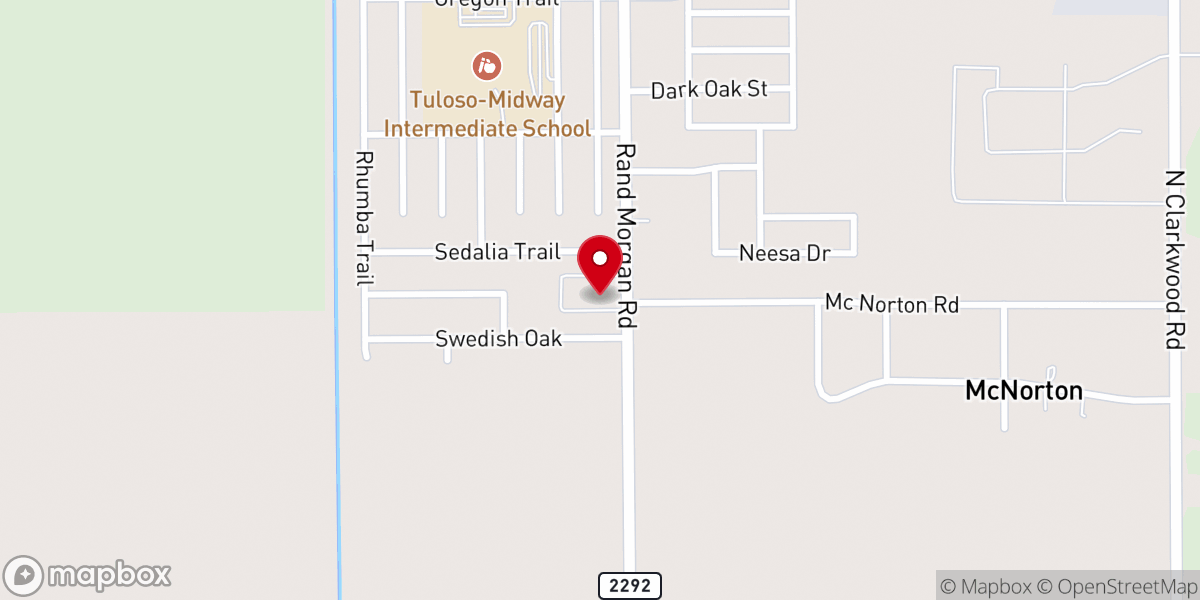 Map showing location of Bible Believers Baptist Church