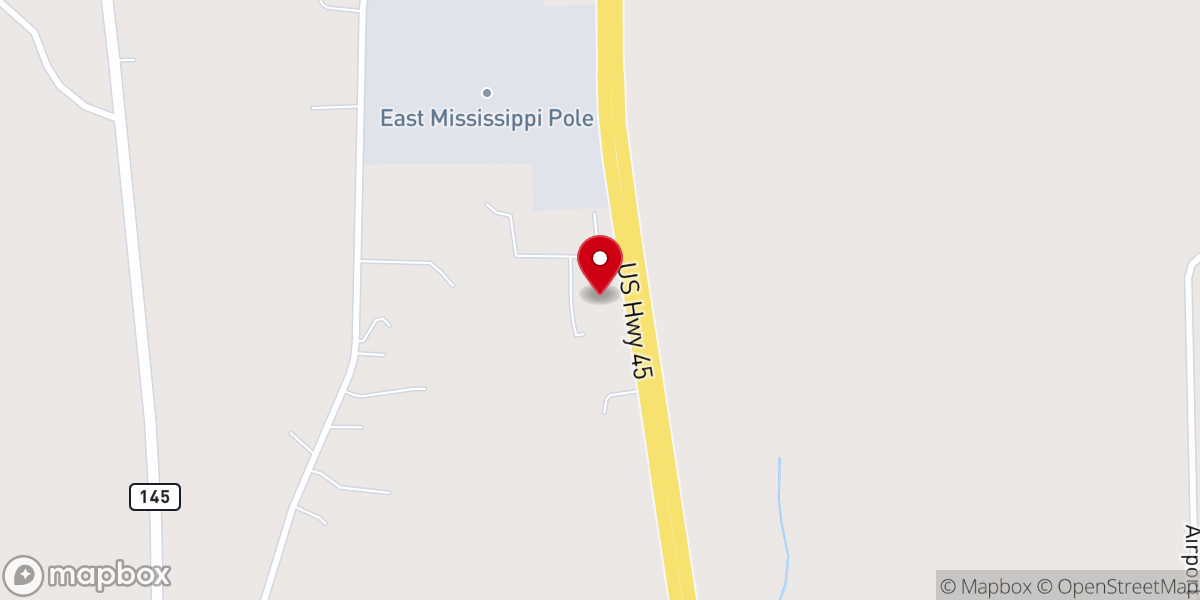 Map showing location of Millers Chapel MB Church