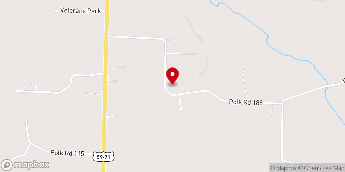Map showing location of Acorn Methodist Church