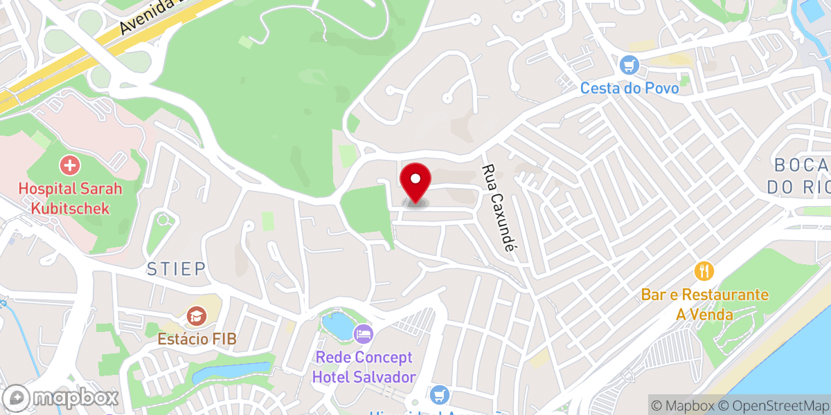 Map showing location of Igreja Pentecostal Fogo No Altar