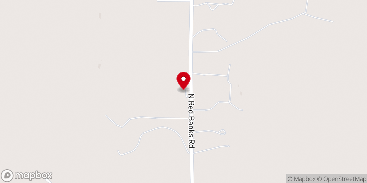 Map showing location of Mount Newell Missionary Baptist Church