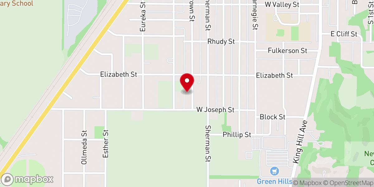 Map showing location of Souls Harbor Pentecostal Church