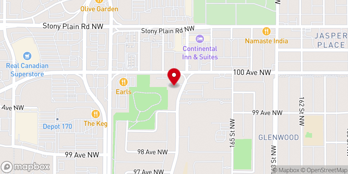 Map showing location of St. Herman's Orthodox Church
