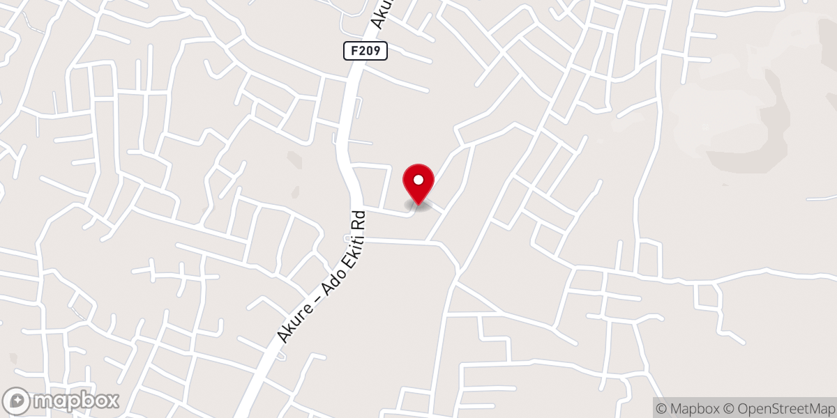 Map showing location of Winners Chapel