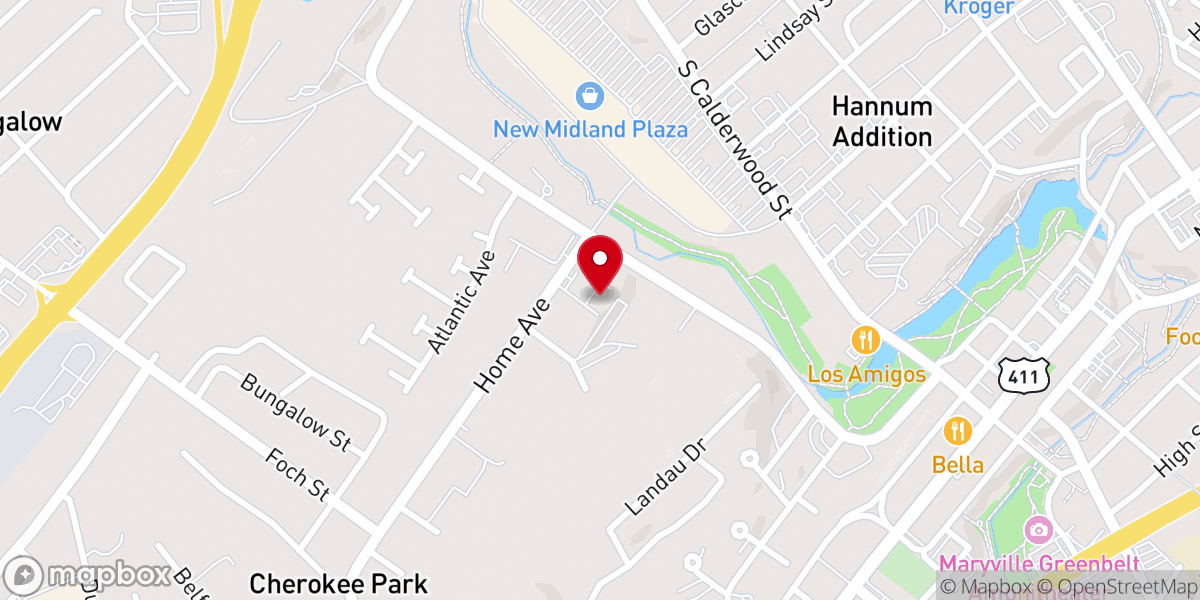 Map showing location of Church of the Redeemer Office