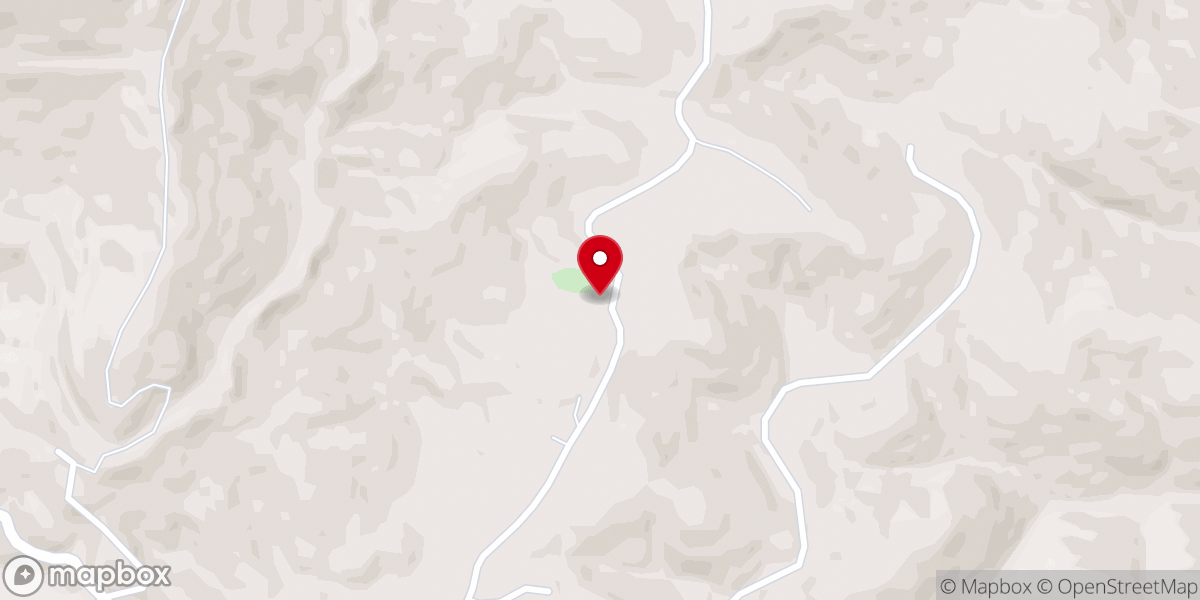 Map showing location of Indian Bluff Baptist Church