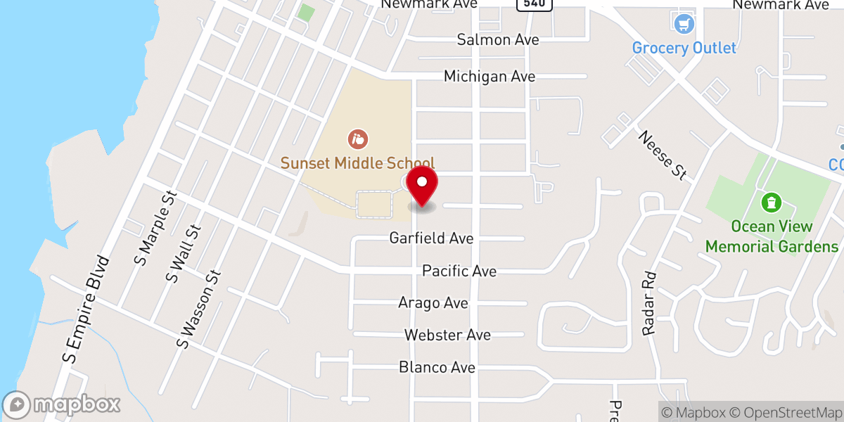 Map showing location of Madison Street Community Church