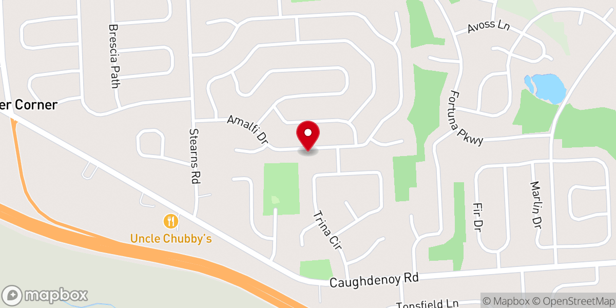 Map showing location of Rev Stuart C Wattles