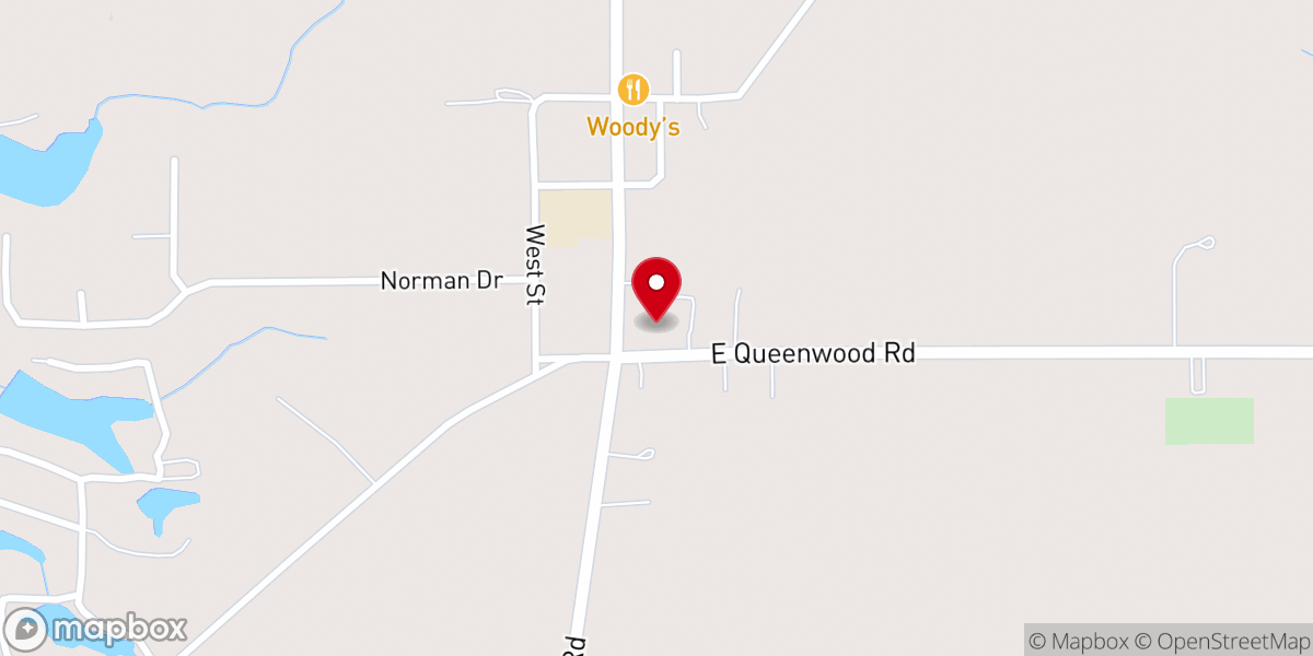 Map showing location of Groveland Missionary Church