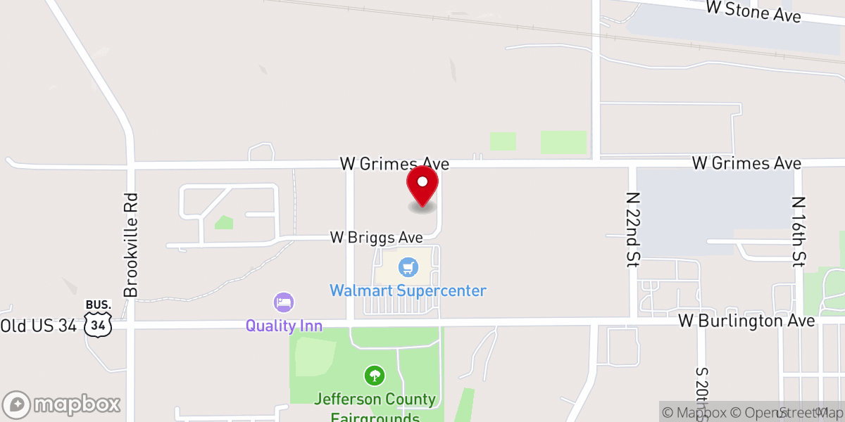 Map showing location of High Point Foursquare Gospel Church